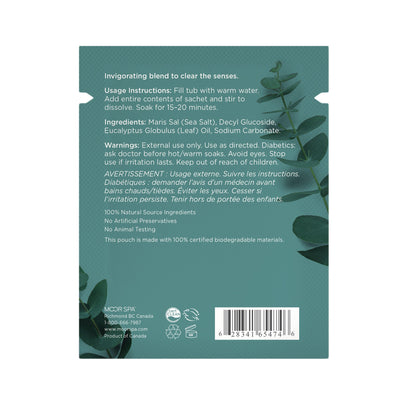 Kurhaus Mineral Bath Salt, Eucalyptus